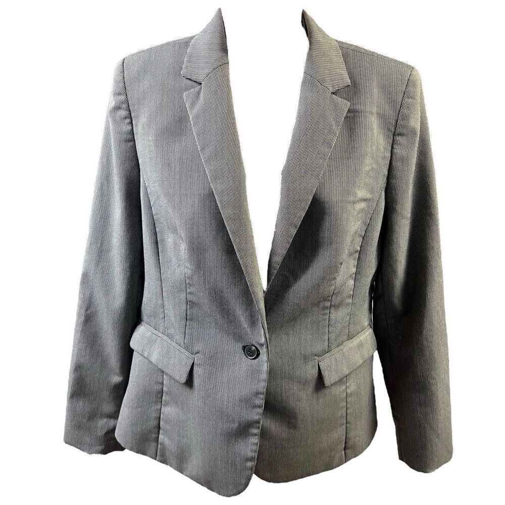 Worthington Blazer Suit Jacket One Button Closure Lined Workingcore‎ Women 10